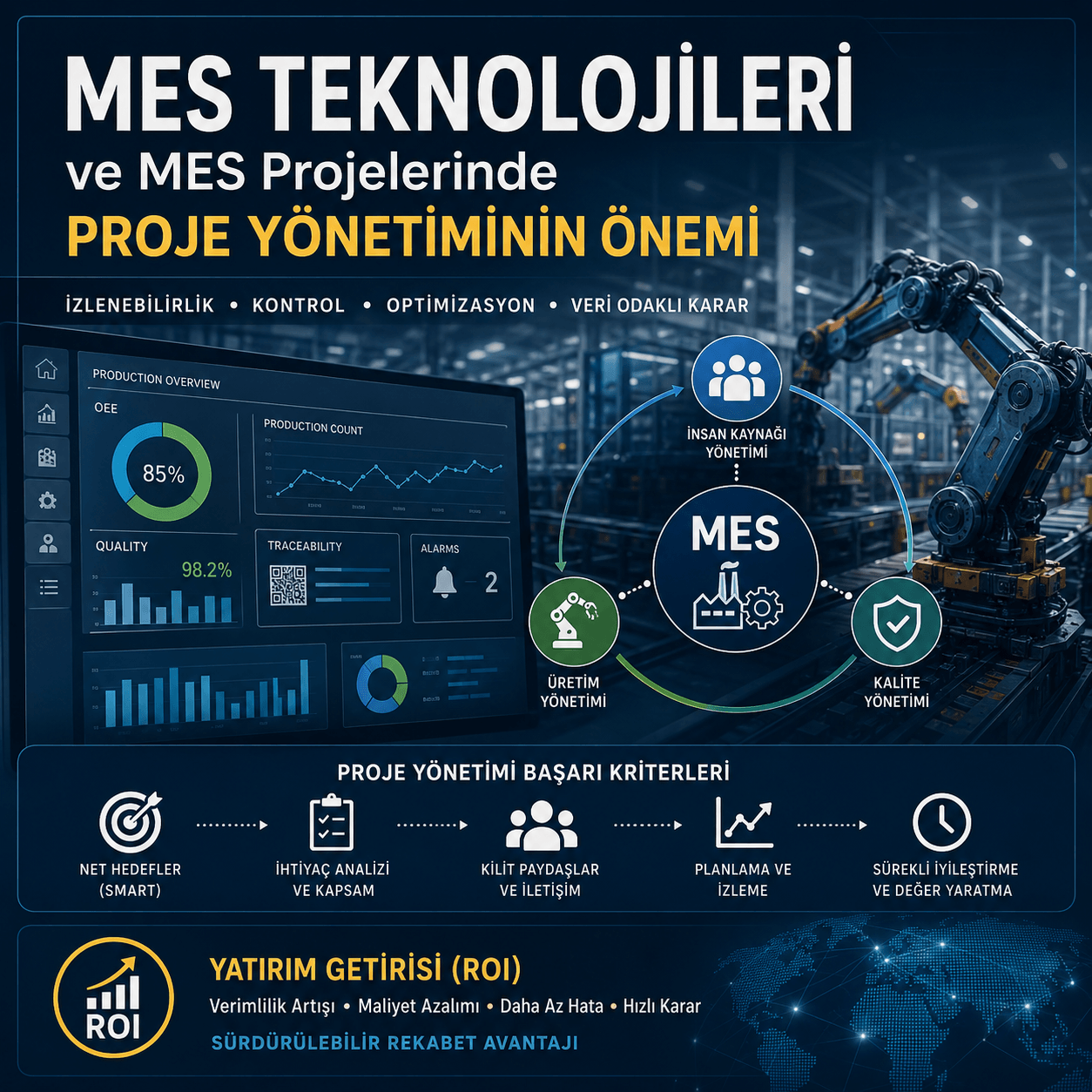 MES Teknolojileri ve MES Projelerinde Proje Yönetiminin Önemi